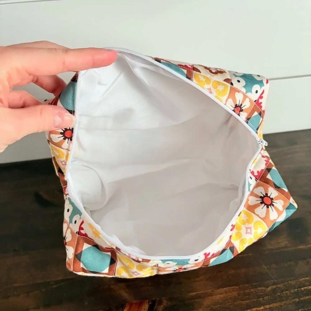 Handmade Cosmetic Make Up Bag Sz OS